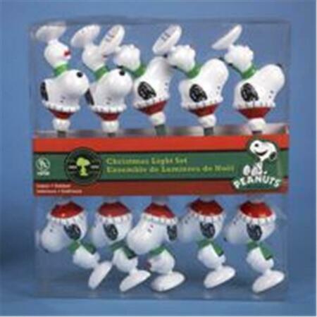 KURT S. ADLER 10-Light 11' Peanuts Snoopy Light Set PN9111